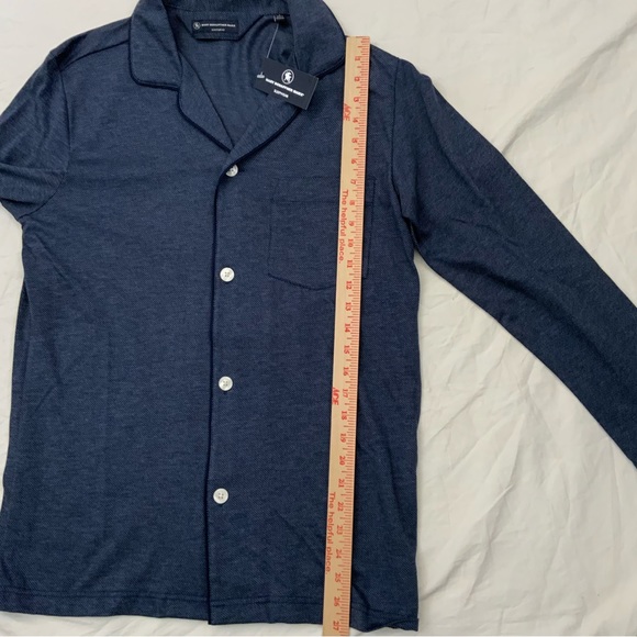 Hart Schaffner Marx Navy Blue Long Sleeve Button Up Sleepwear Shirt S or XL
New - Picture 8 of 16